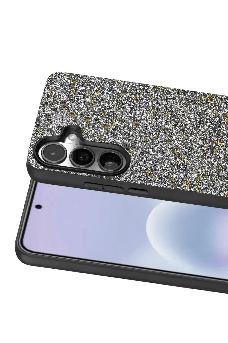 Mey İthalat® Samsung Galaxy A37 5G Bright Simli Kapak - Gold