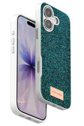 Mey İthalat® iPhone 17 Bright Simli Kapak - Koyu Yeşil