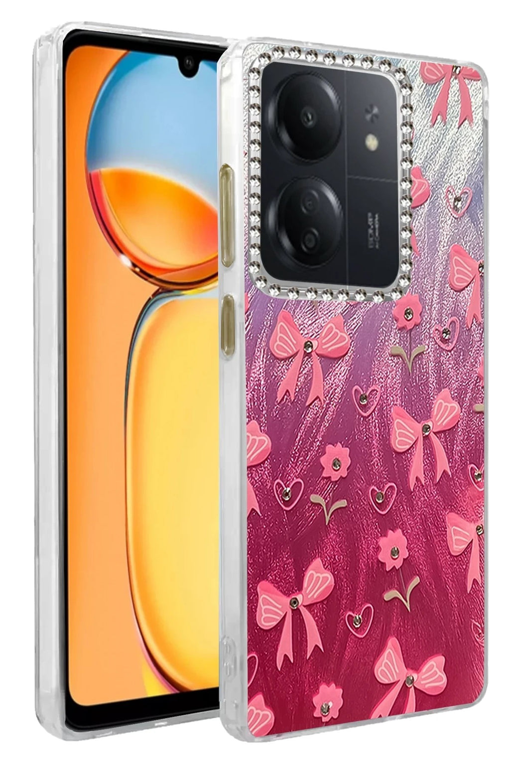 Mey İthalat® Redmi 13C Kılıf Blade Aynalı Desenli Kapak - Desen 3