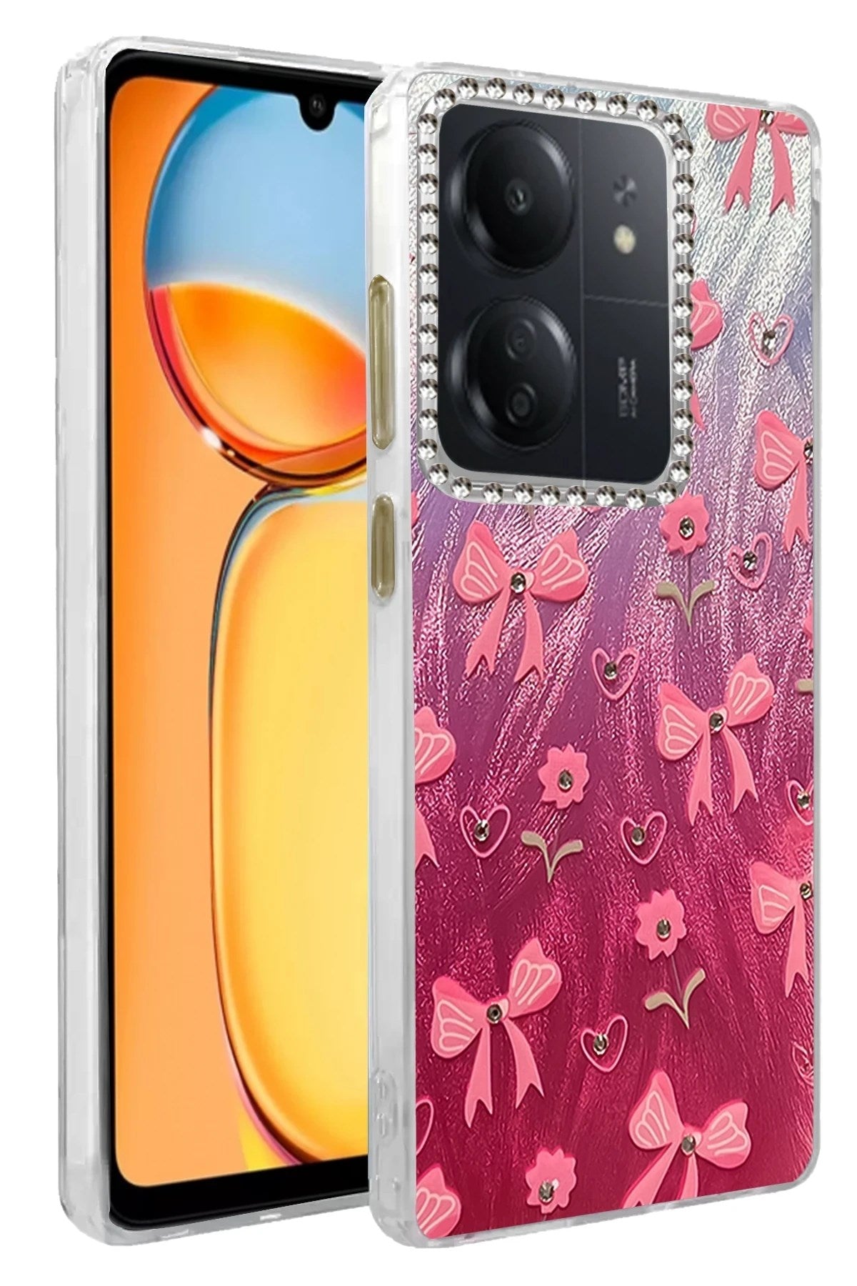 Mey İthalat® Redmi 13C Kılıf Blade Aynalı Desenli Kapak - Desen 3