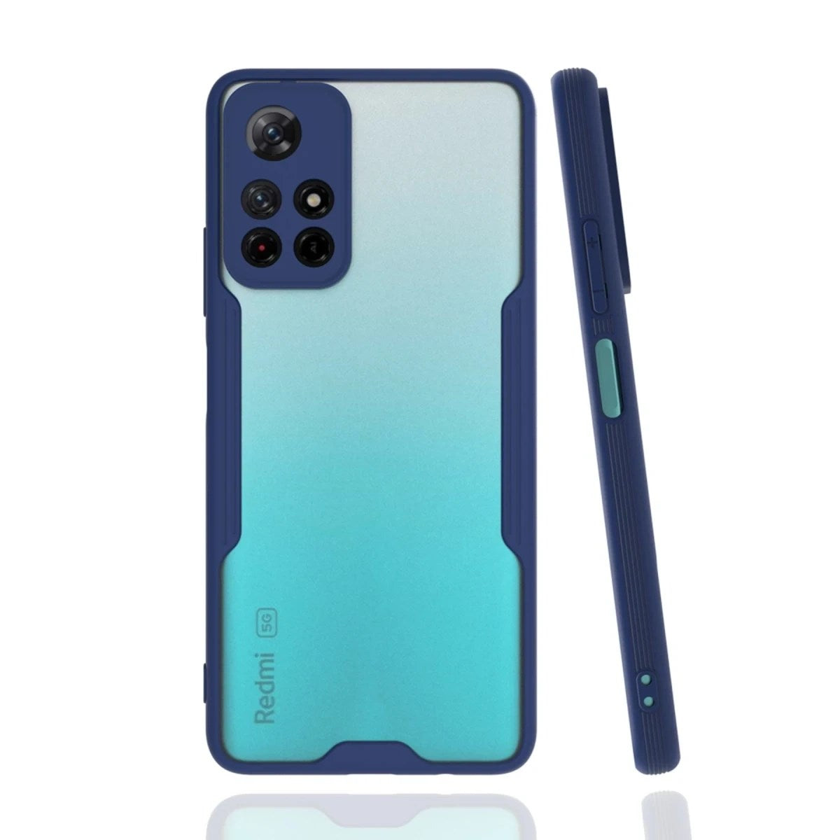 Mey İthalat® Redmi Note 11T Kılıf Platin Silikon - Lacivert