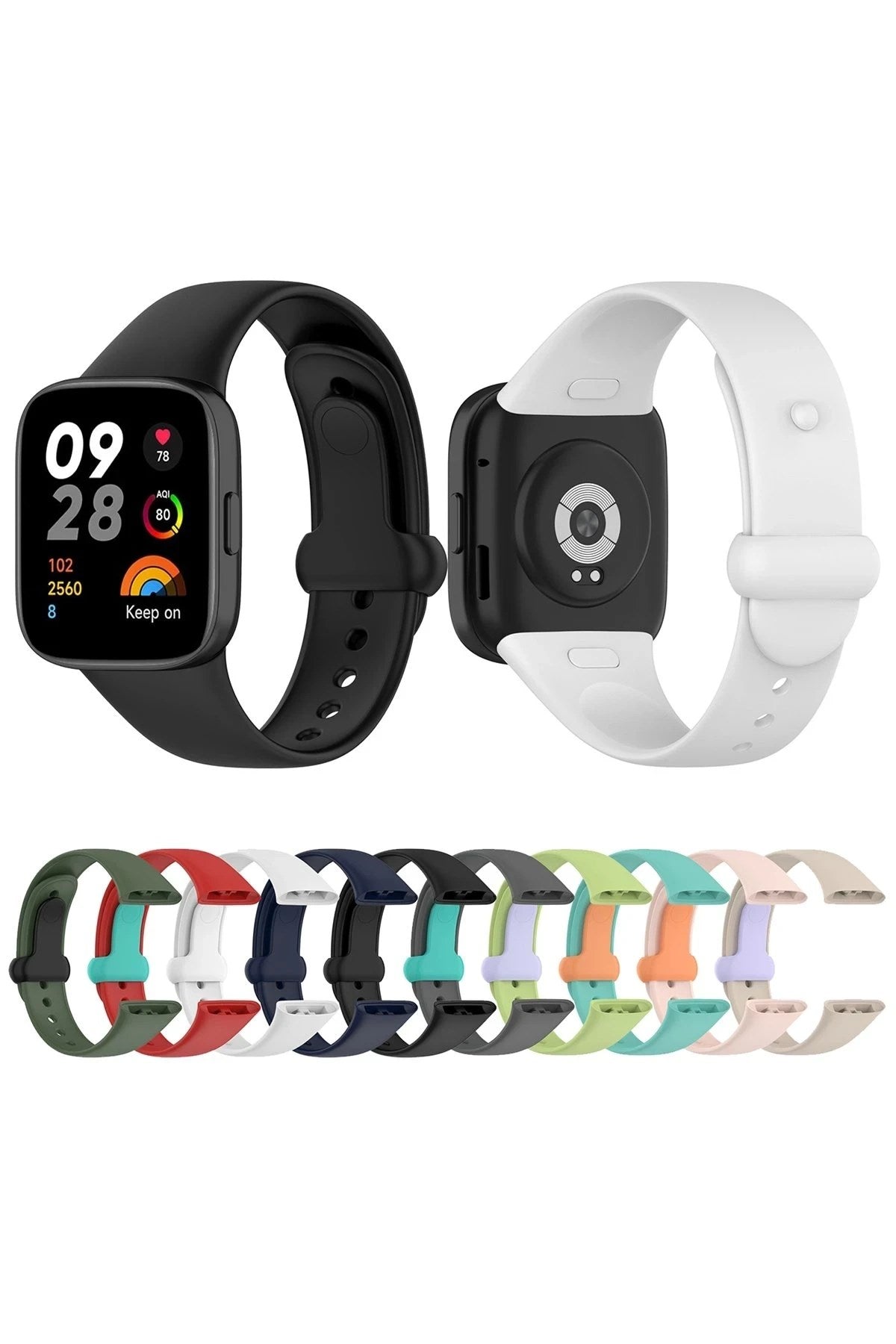 Mey İthalat® Redmi Watch 3 Origin Silikon Kordon - Lacivert