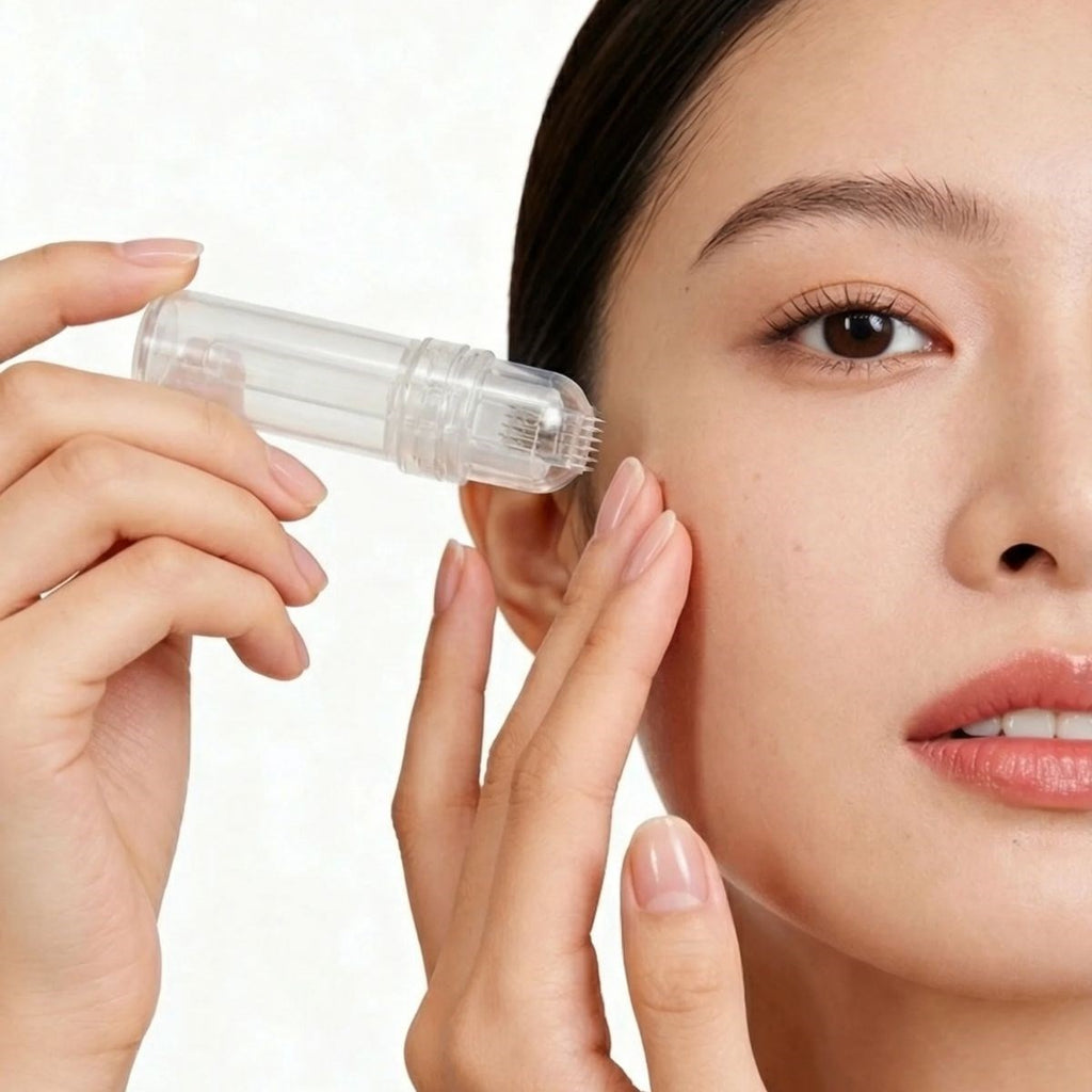Mikro İğne 64’lü Cilt Bakım Serumu – Yüz ve Boyun için Anti-Aging, Gözenek Sıkılaştırıcı Serum