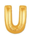 Mey İthalat® U Harf Folyo Balon Altın Renk 40 inç