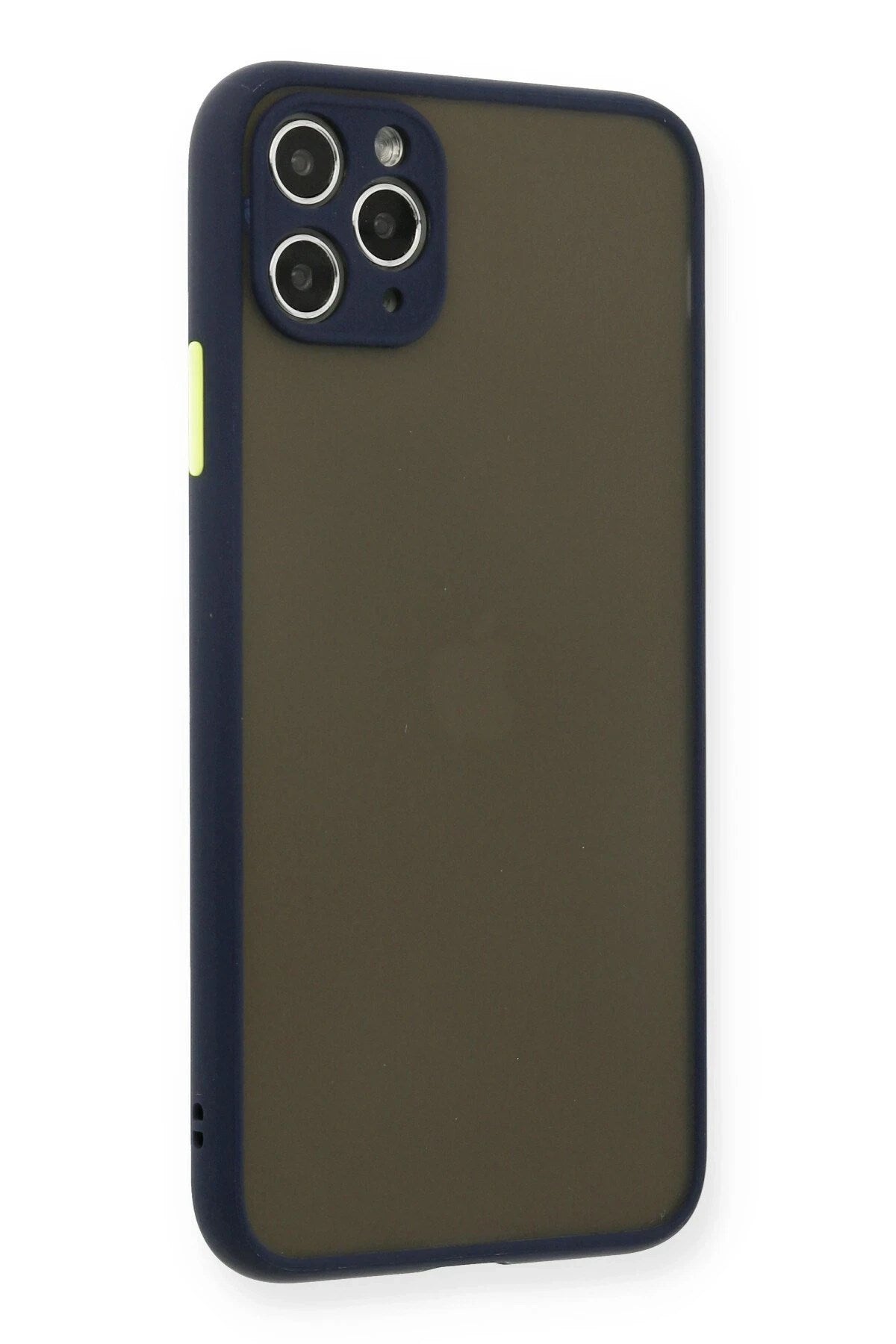 Mey İthalat® iPhone 11 Pro Max Kılıf Montreal Silikon Kapak - Lacivert