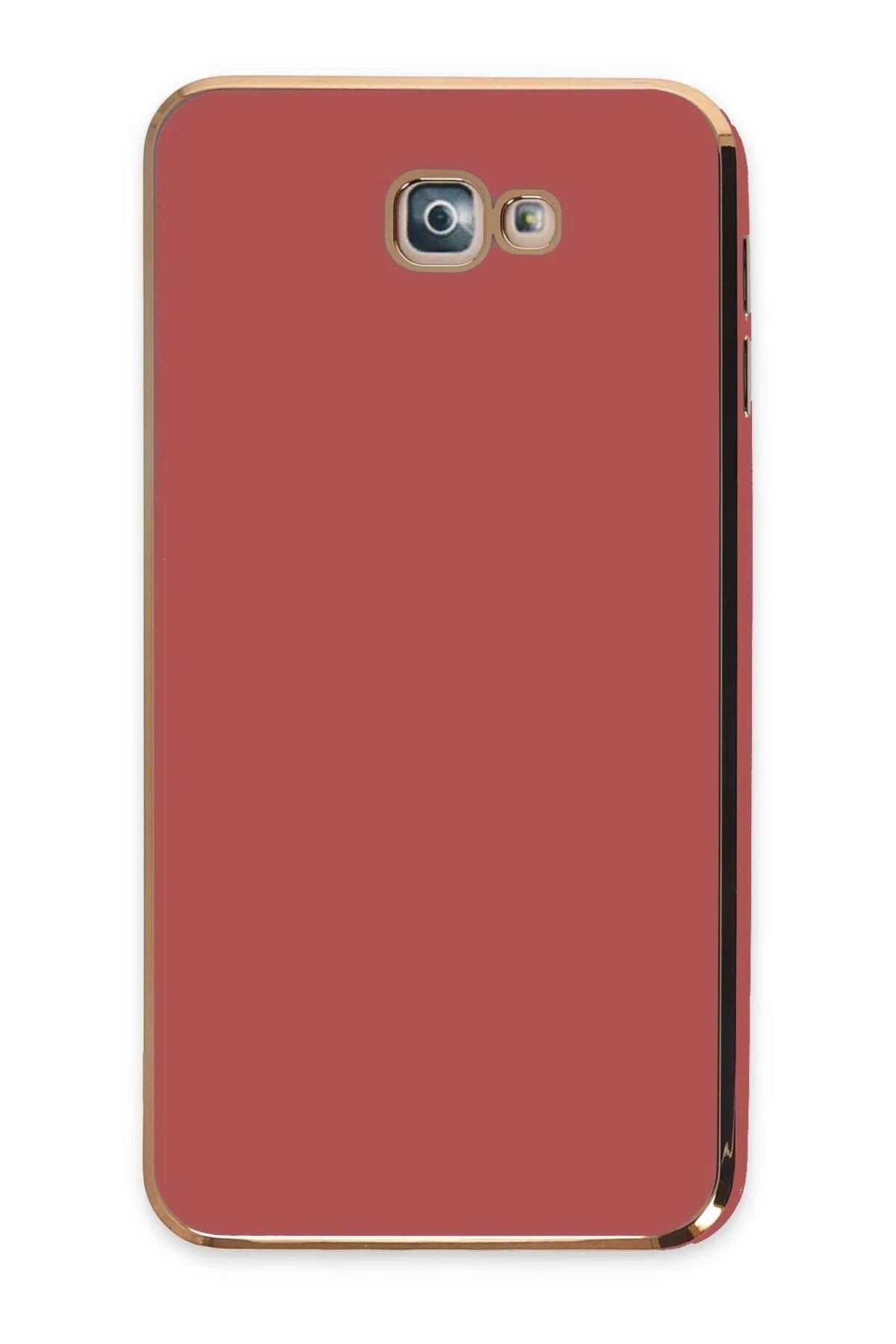 Mey İthalat® Samsung Galaxy J7 Prime Kılıf Volet Silikon - Kırmızı