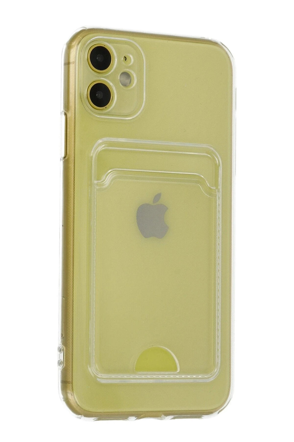 Mey İthalat® iPhone 11 Kılıf Kart Şeffaf Silikon - Şeffaf