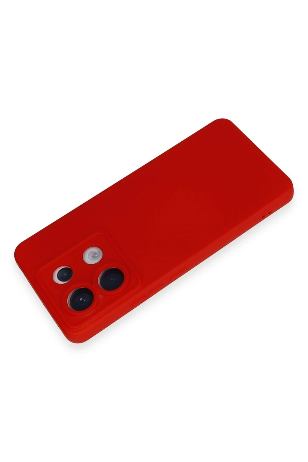 Mey İthalat® Redmi Note 13 Pro 5G Kılıf Nano içi Kadife Silikon - Kırmızı
