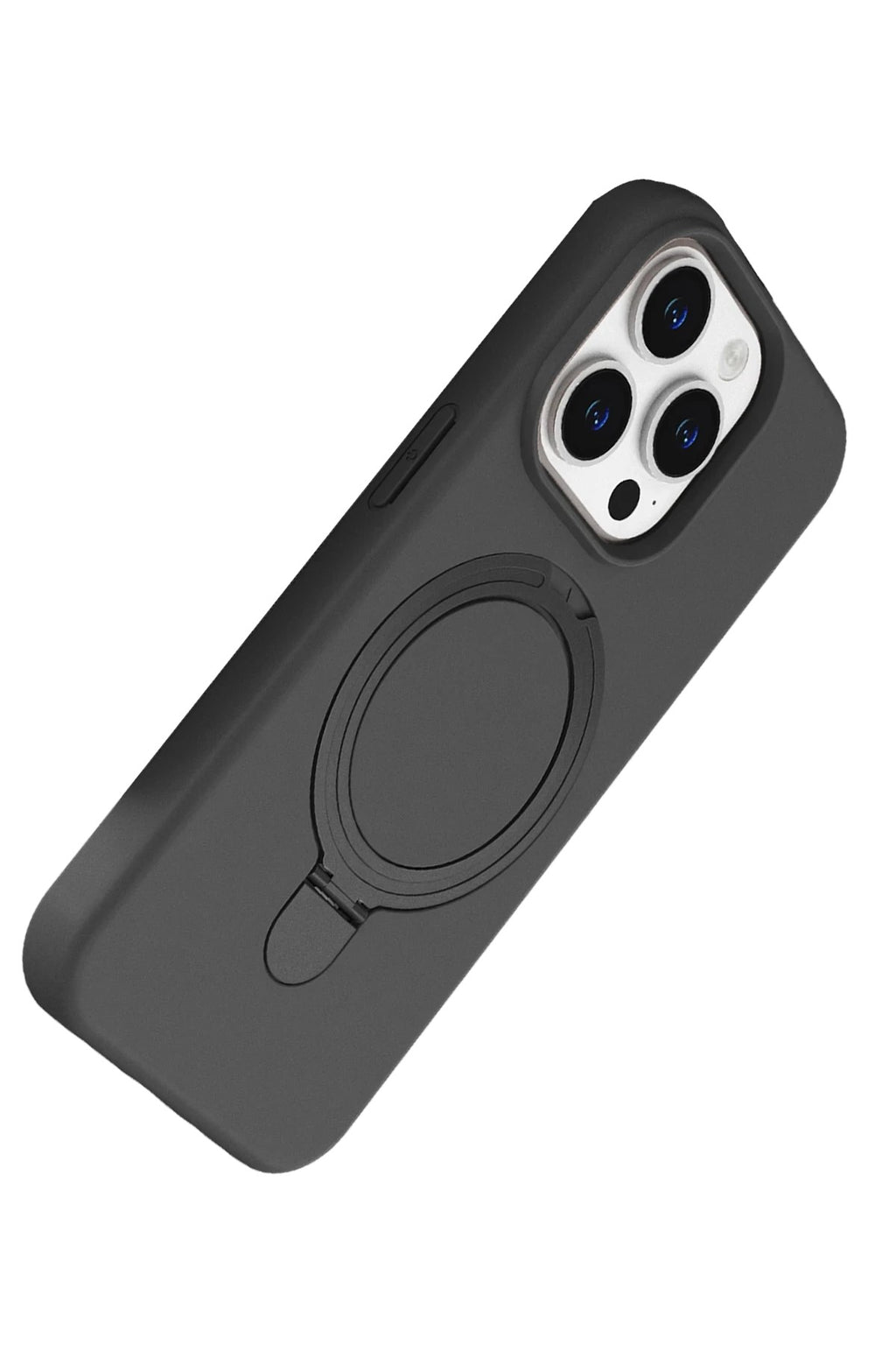 Mey İthalat® iPhone 14 Pro Max Regal Magsafe Standlı Kapak - Titan Gri