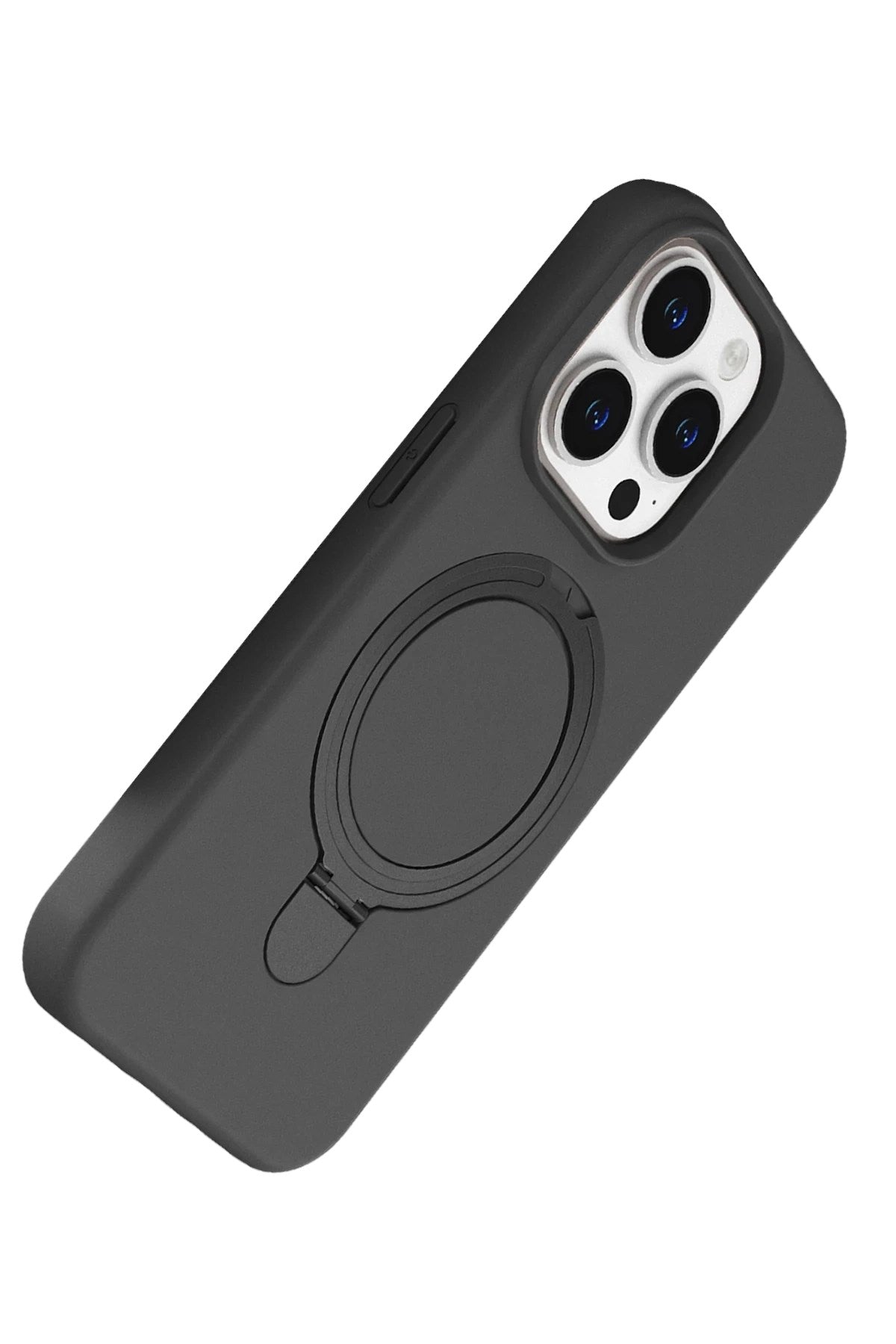 Mey İthalat® iPhone 14 Pro Max Regal Magsafe Standlı Kapak - Titan Gri