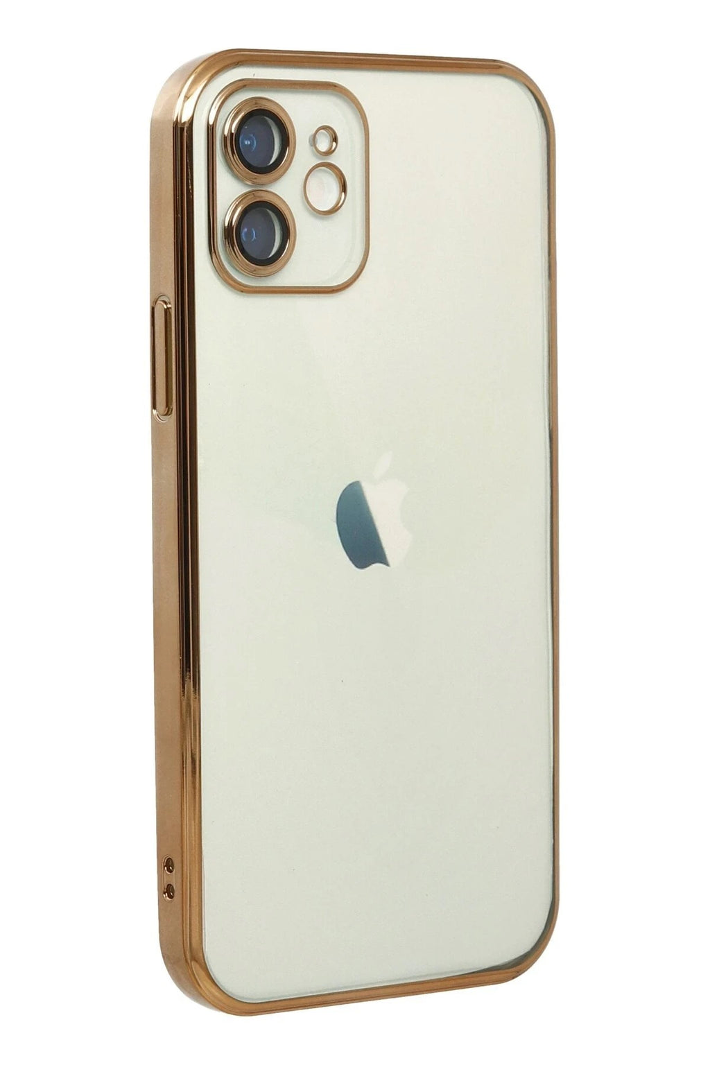 Mey İthalat® iPhone 11 Kılıf Lensli Silikon - Gold