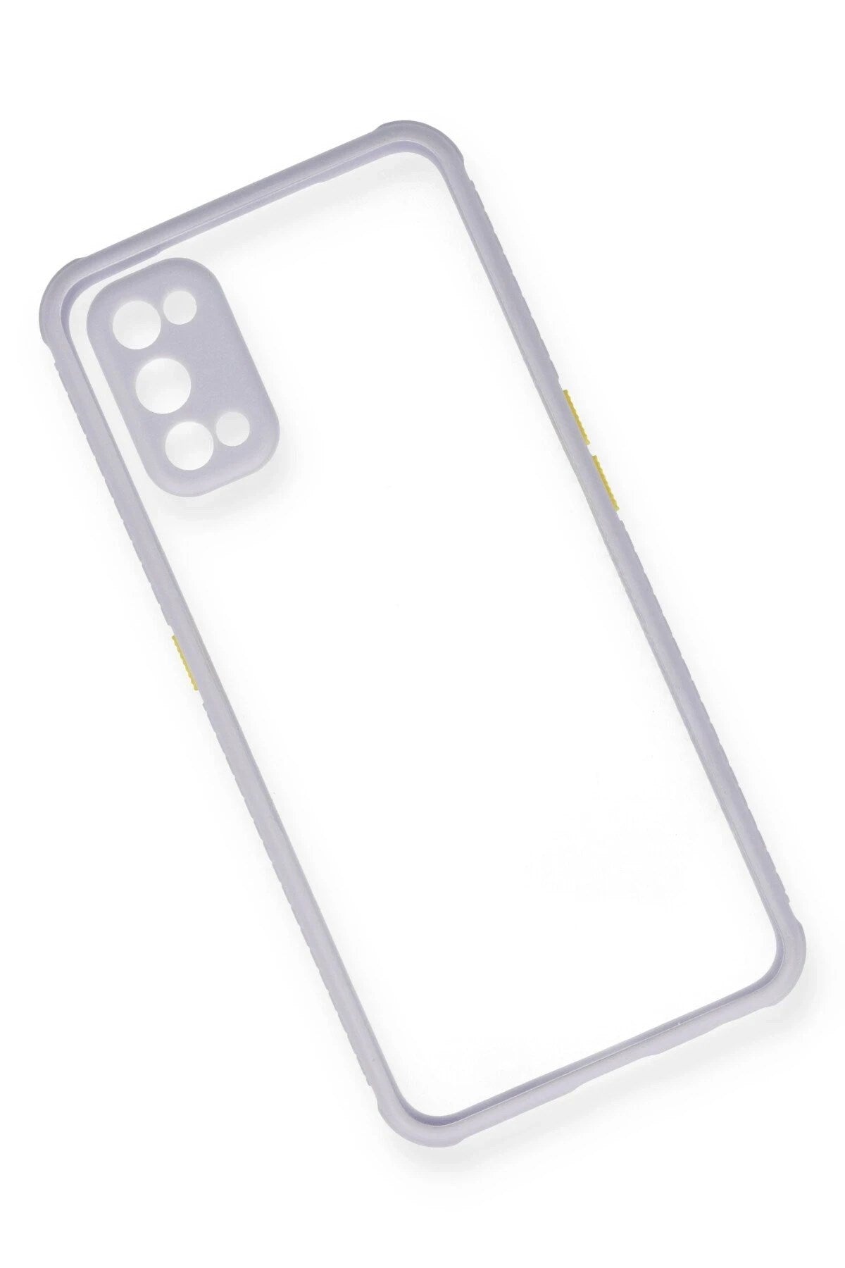 Mey İthalat® Realme 7 Pro Kılıf Miami Şeffaf Silikon - Lila