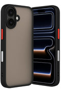Mey İthalat® iPhone 17 Kılıf Montreal Silikon Kapak - Siyah
