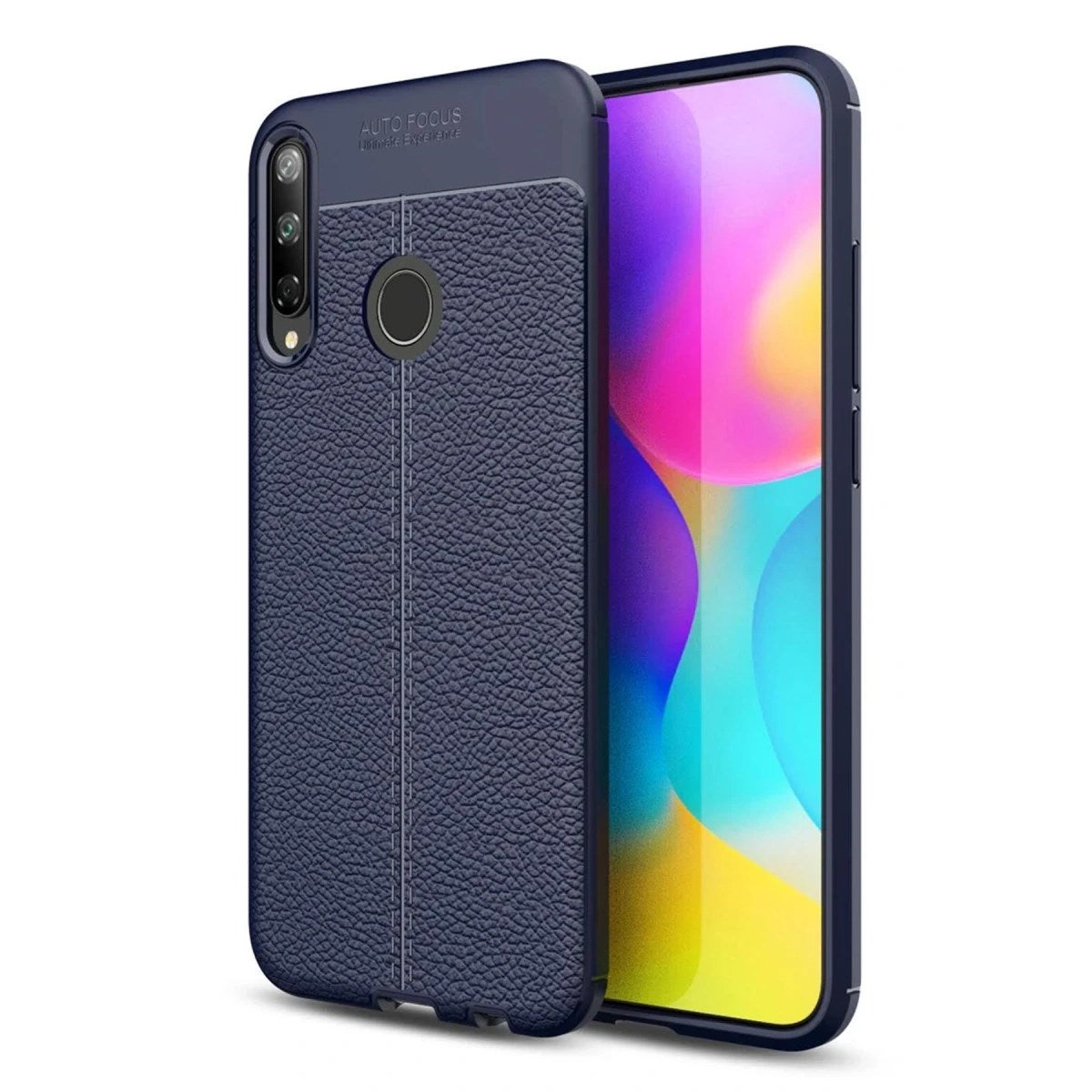 Mey İthalat® Huawei P40 Lite E Kılıf Auto Focus Kapak - Lacivert