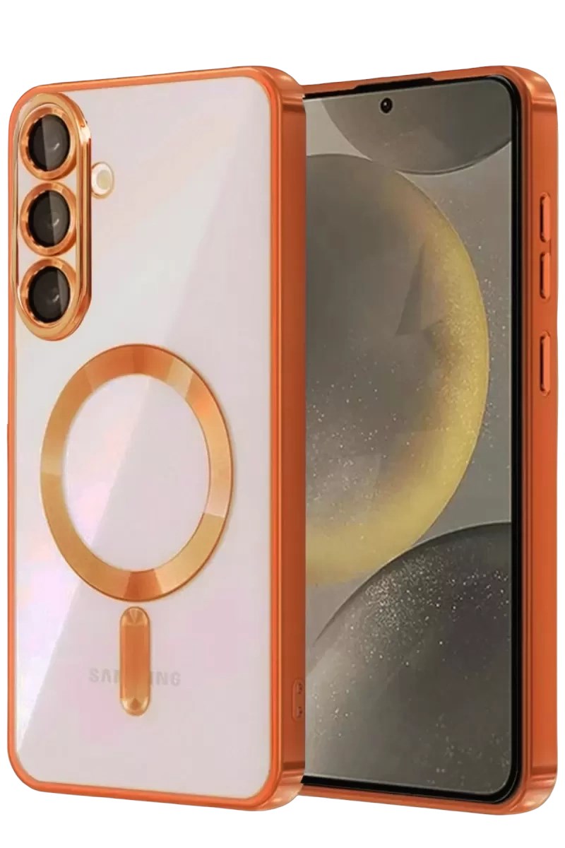 Mey İthalat® Samsung Galaxy A57 5G Kross Magneticsafe Kapak - Turuncu