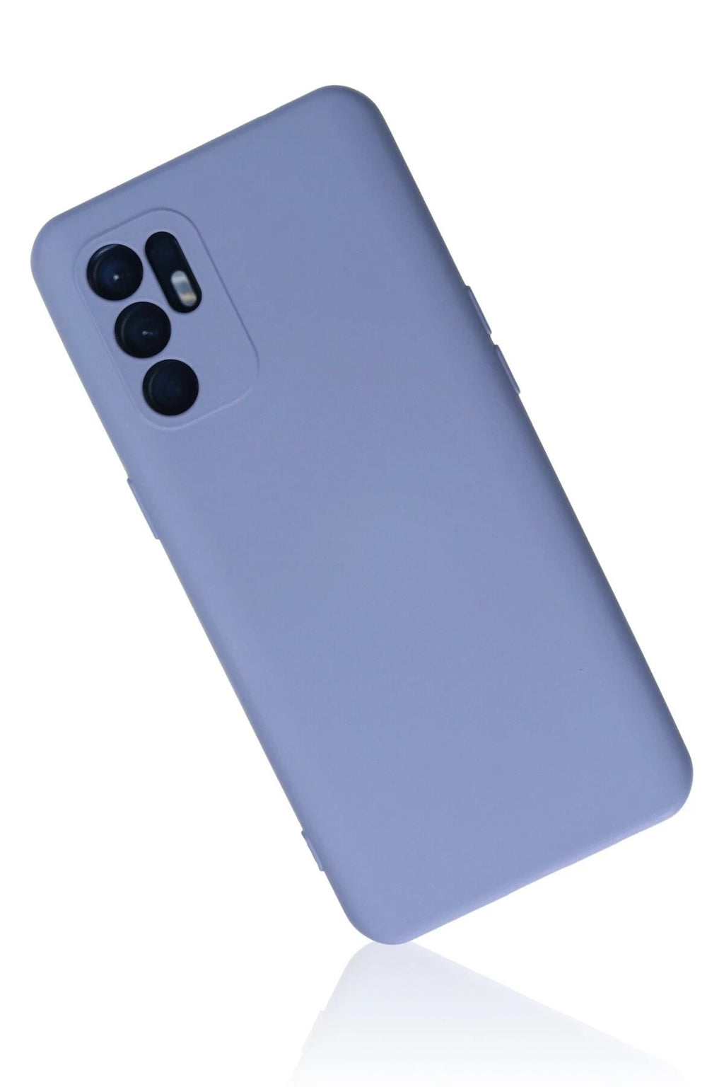 Mey İthalat® Reno 6 Kılıf Nano içi Kadife Silikon - Lila