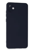 Mey İthalat® Samsung Galaxy A05 Kılıf Nano içi Kadife Silikon - Lacivert