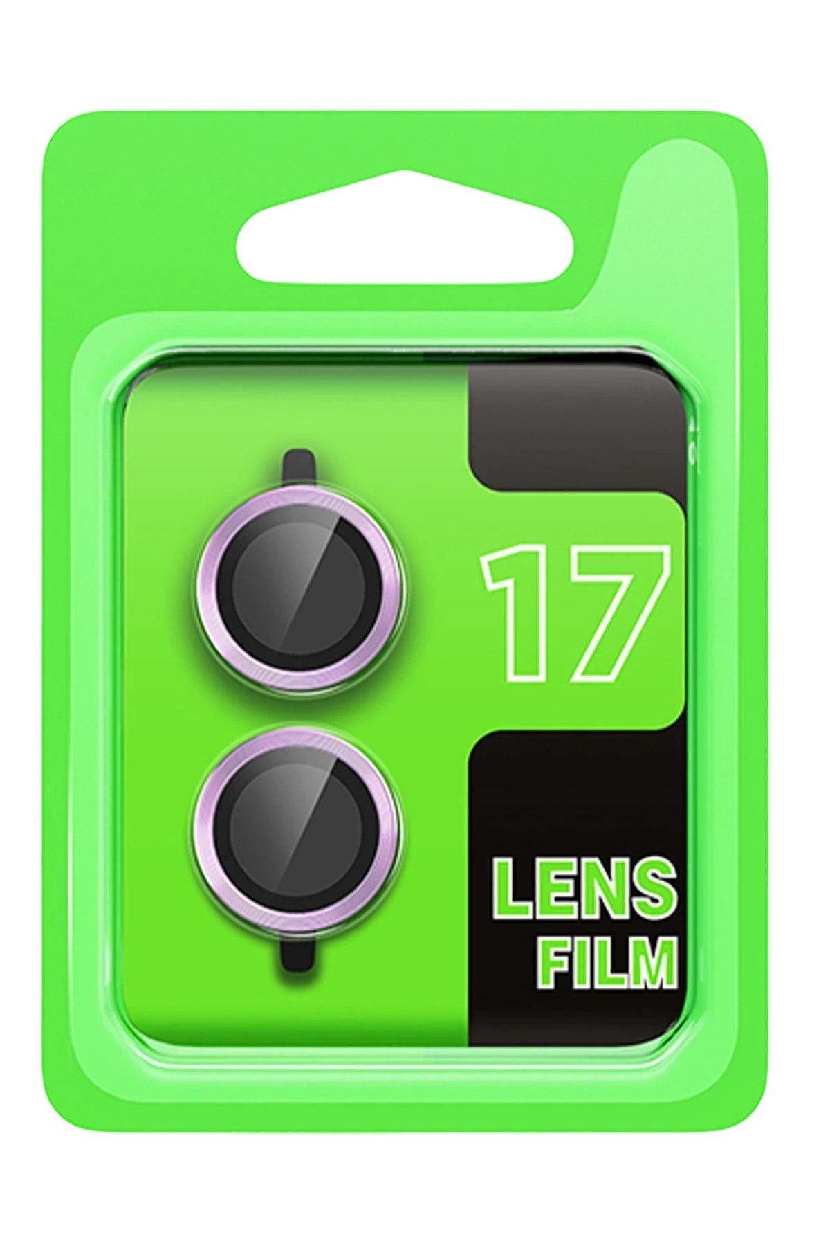 Mey İthalat® iPhone 17 Raze Metal Kamera Lens - Açık Mor