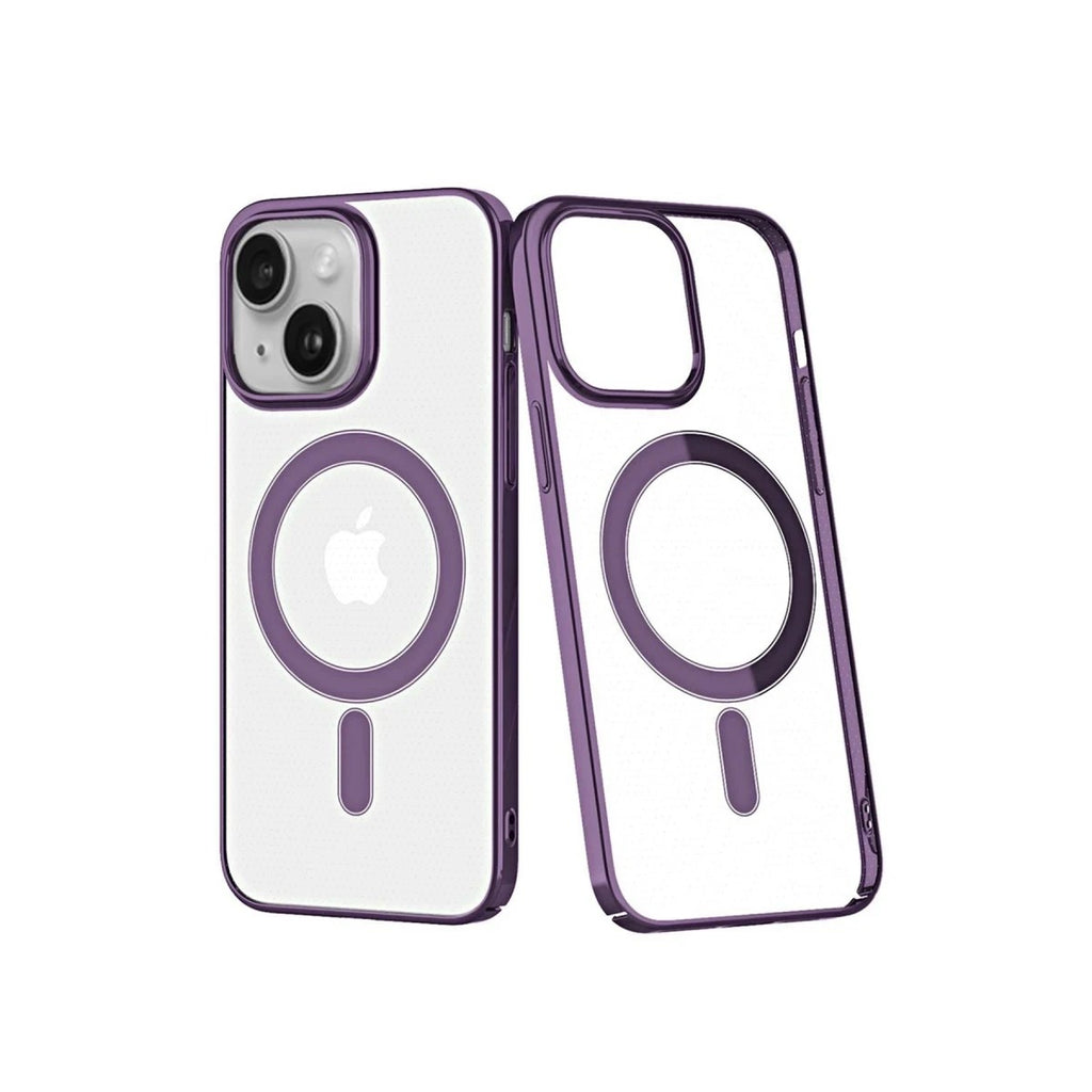 Mey İthalat® iPhone 14 Plus Kılıf Element Magneticsafe Sert Kapak - Mor