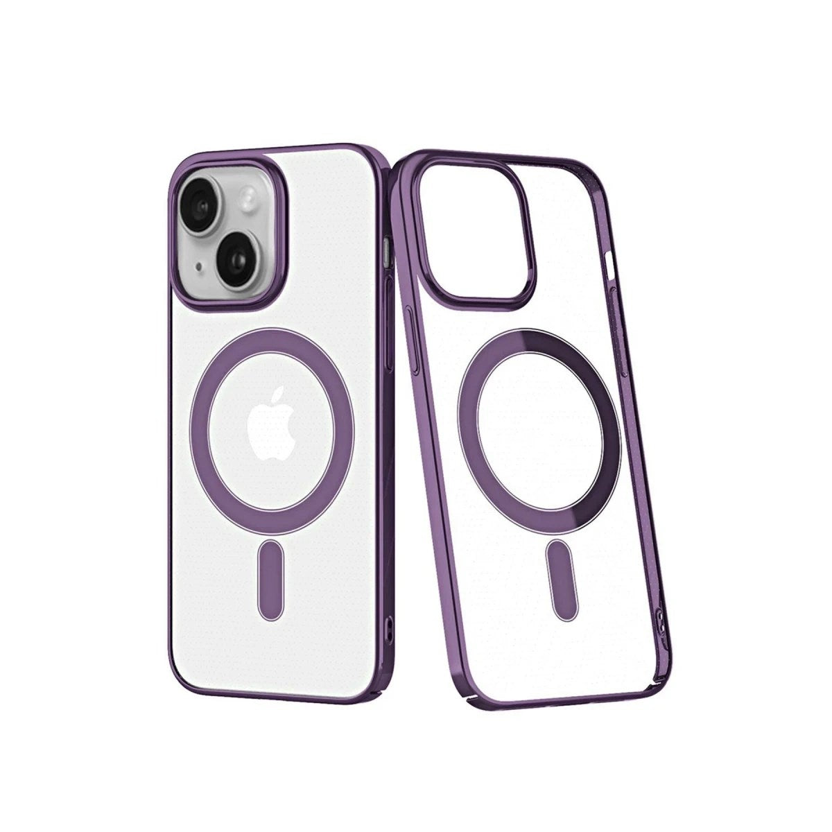 Mey İthalat® iPhone 14 Plus Kılıf Element Magneticsafe Sert Kapak - Mor
