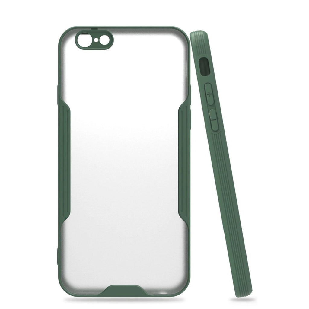 Mey İthalat® iPhone 6 Kılıf Platin Silikon - Yeşil