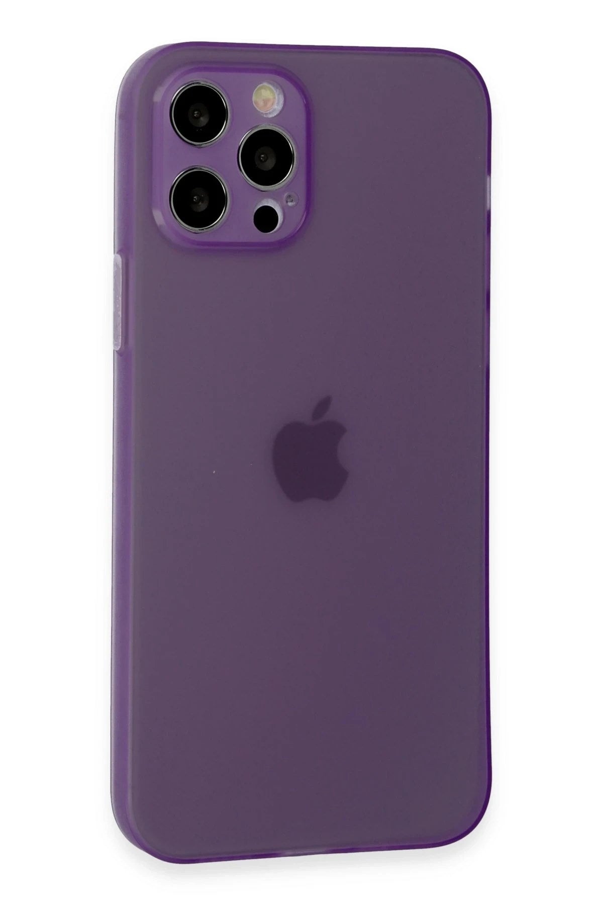 Mey İthalat® iPhone 12 Pro Kılıf Puma Silikon - Koyu Mor