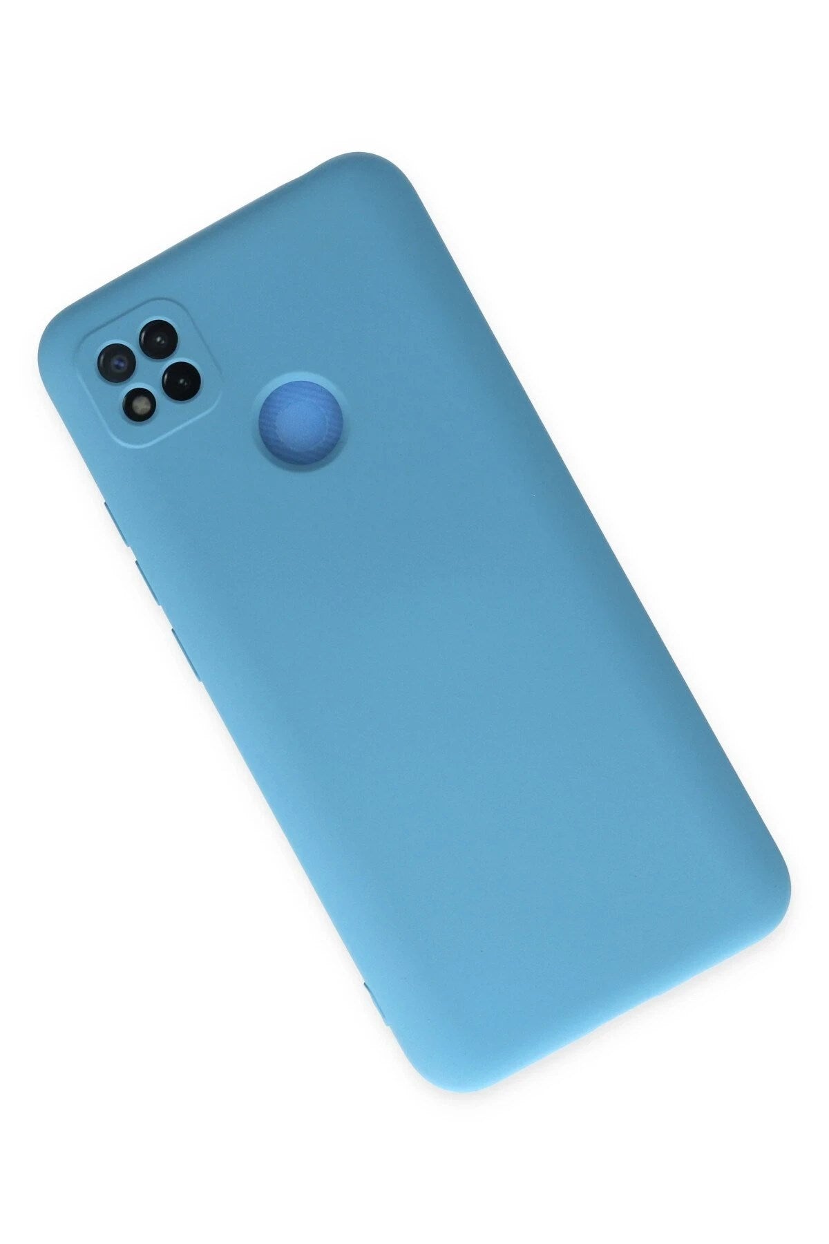 Mey İthalat® Redmi 9C Kılıf Nano içi Kadife Silikon - Mavi