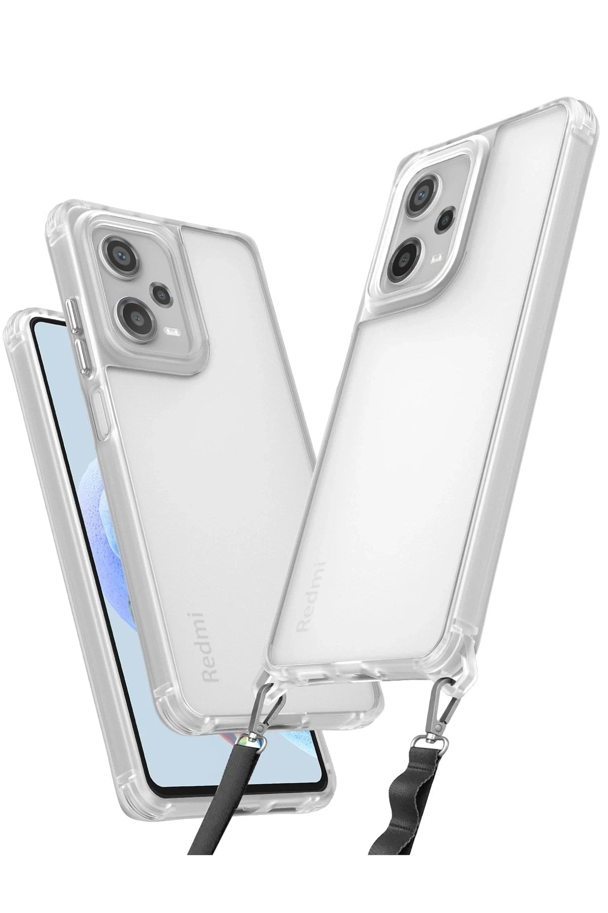 Mey İthalat® Redmi Note 12 Pro 5G Kılıf Penta Silikon Kılıf - Şeffaf