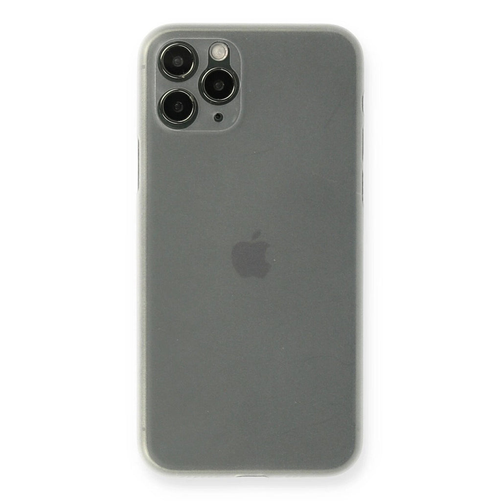 Mey İthalat® iPhone 11 Pro Kılıf PP Ultra İnce Kapak - Beyaz