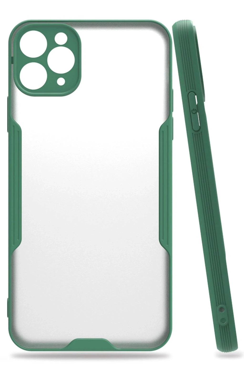 Mey İthalat® iPhone 11 Pro Kılıf Platin Silikon - Yeşil