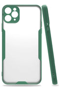 Mey İthalat® iPhone 11 Pro Kılıf Platin Silikon - Yeşil