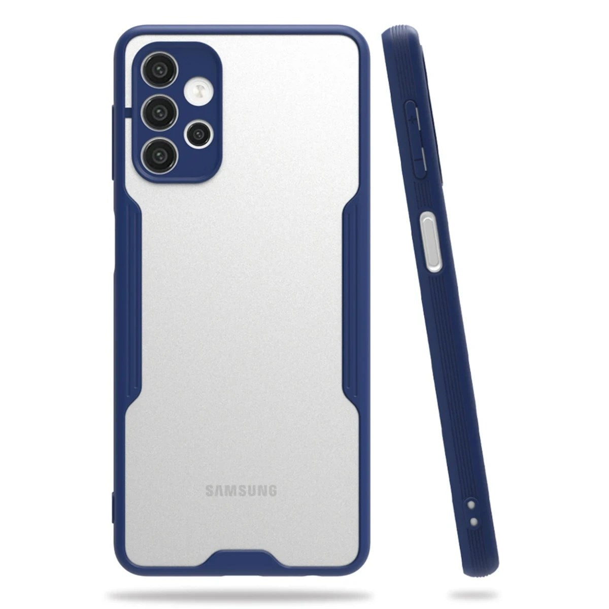 Mey İthalat® Samsung Galaxy A72 Kılıf Platin Silikon - Lacivert