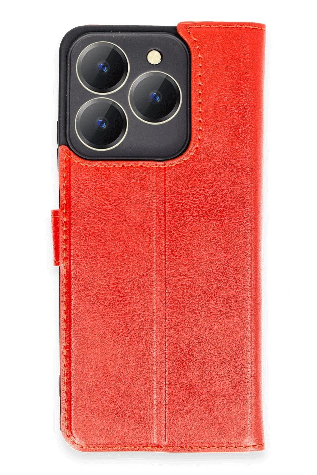 Mey İthalat® Realme C63 Kılıf Trend S Plus Kapaklı Kılıf - Kırmızı