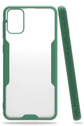 Mey İthalat® Samsung Galaxy M31 Kılıf Platin Silikon - Yeşil