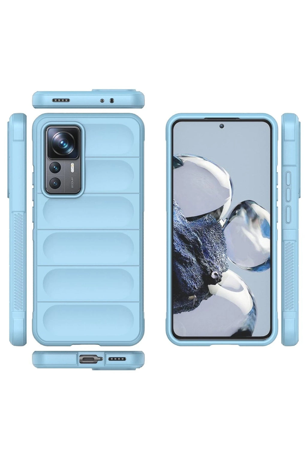 Mey İthalat® Mi 12T Pro Kılıf Optimum Silikon - Sky Blue