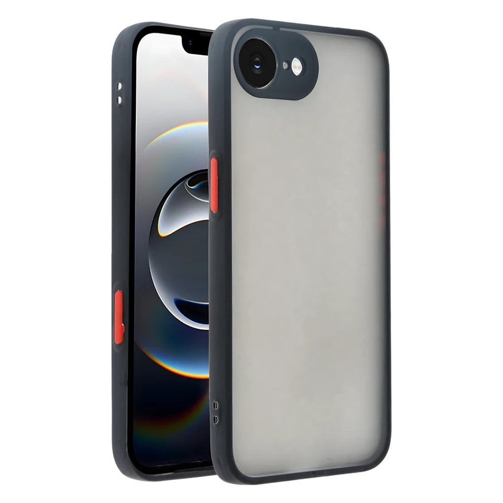 Mey İthalat® iPhone 16E Kılıf Montreal Silikon Kapak - Siyah