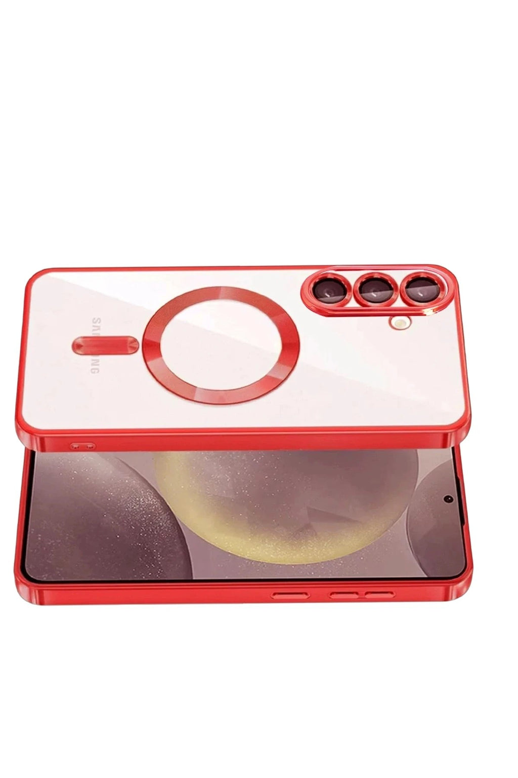 Mey İthalat® Samsung Galaxy S26 Kross Magneticsafe Kapak - Kırmızı
