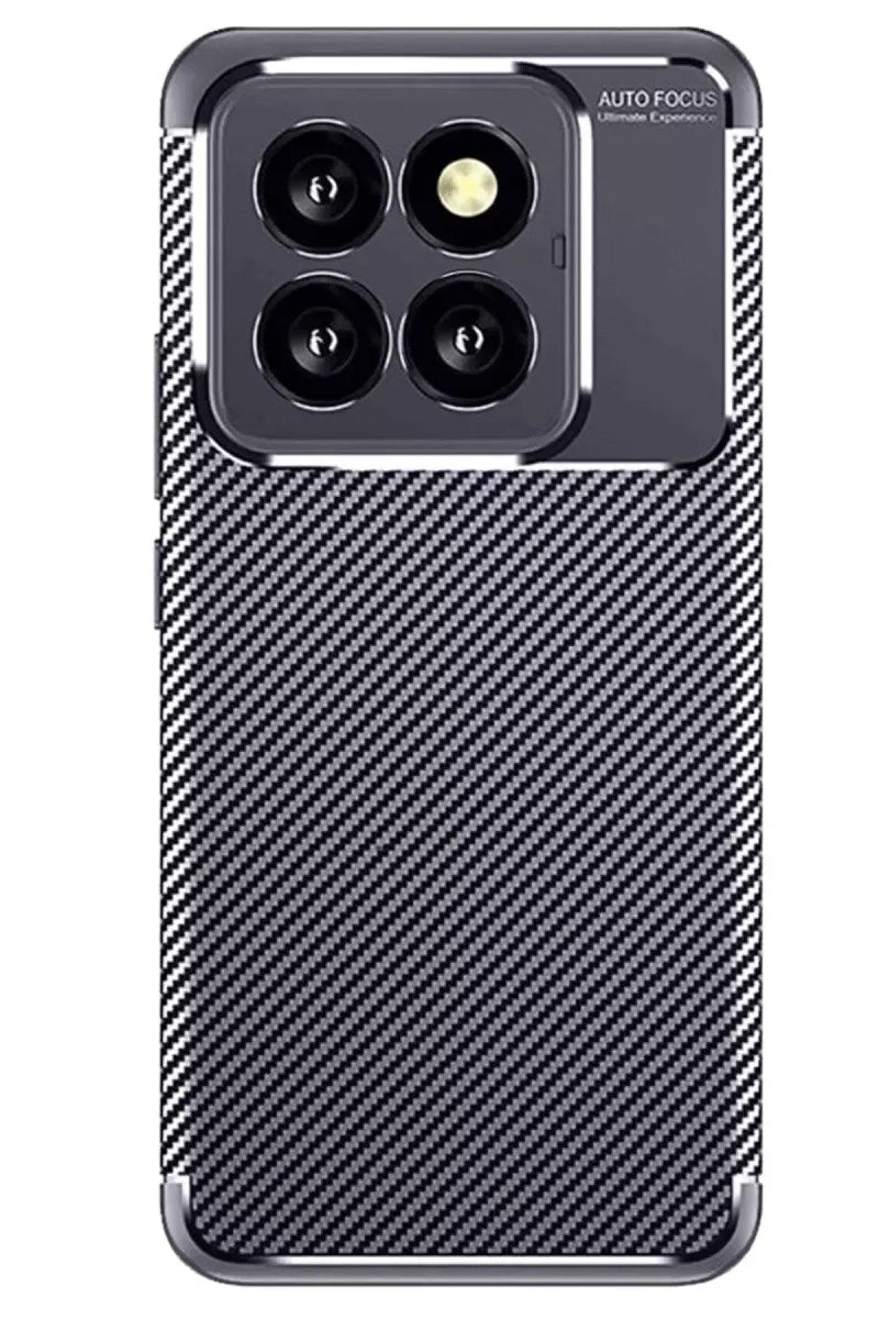Mey İthalat® Mi 14T Pro Kılıf Auto Focus Karbon Kapak - Lacivert