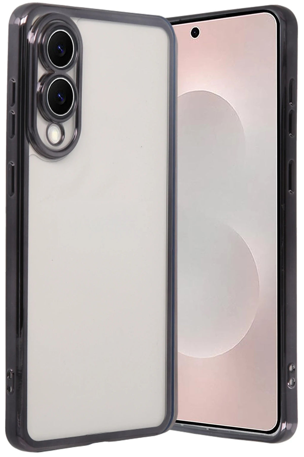 Mey İthalat® Samsung Galaxy S25 Edge Lensli Silikon - Siyah