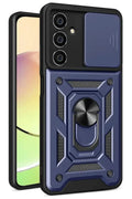 Mey İthalat® Samsung Galaxy S24 FE Pars Lens Yüzüklü Silikon - Lacivert