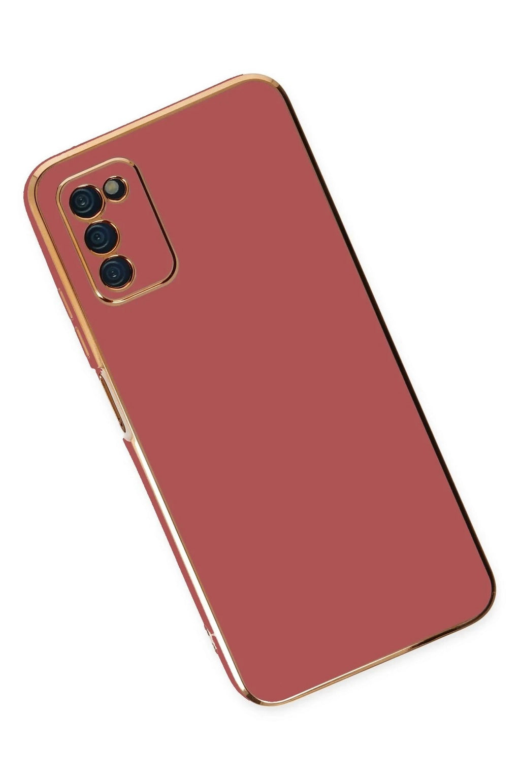 Mey İthalat® Samsung Galaxy A03S Kılıf Volet Silikon - Kırmızı