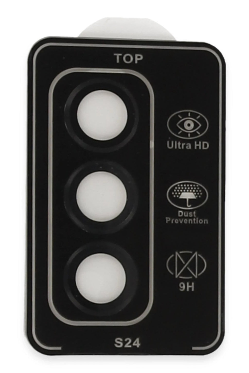 Mey İthalat® Samsung Galaxy S24 PVD Metal Kamera Lens - Siyah