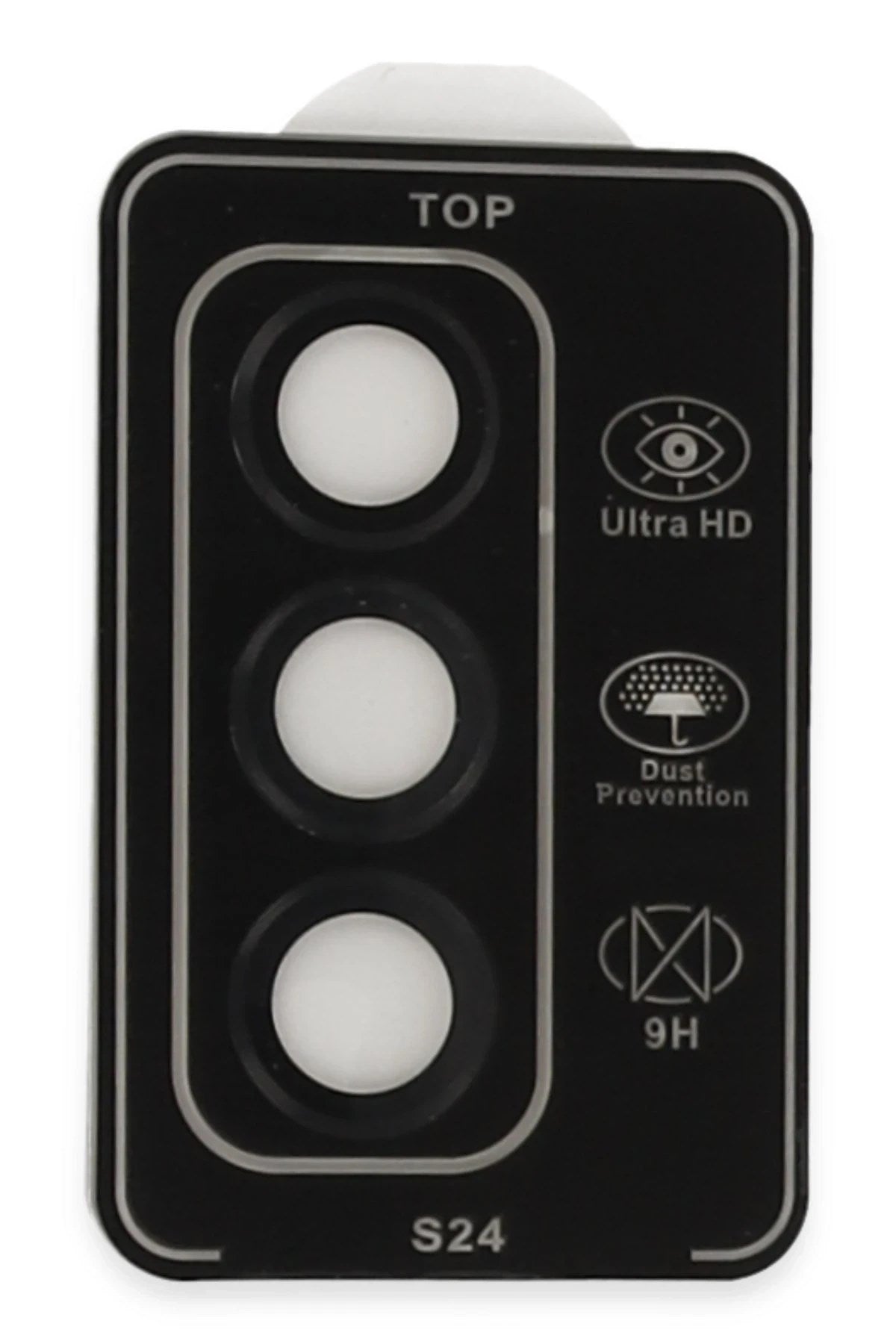 Mey İthalat® Samsung Galaxy S24 PVD Metal Kamera Lens - Siyah