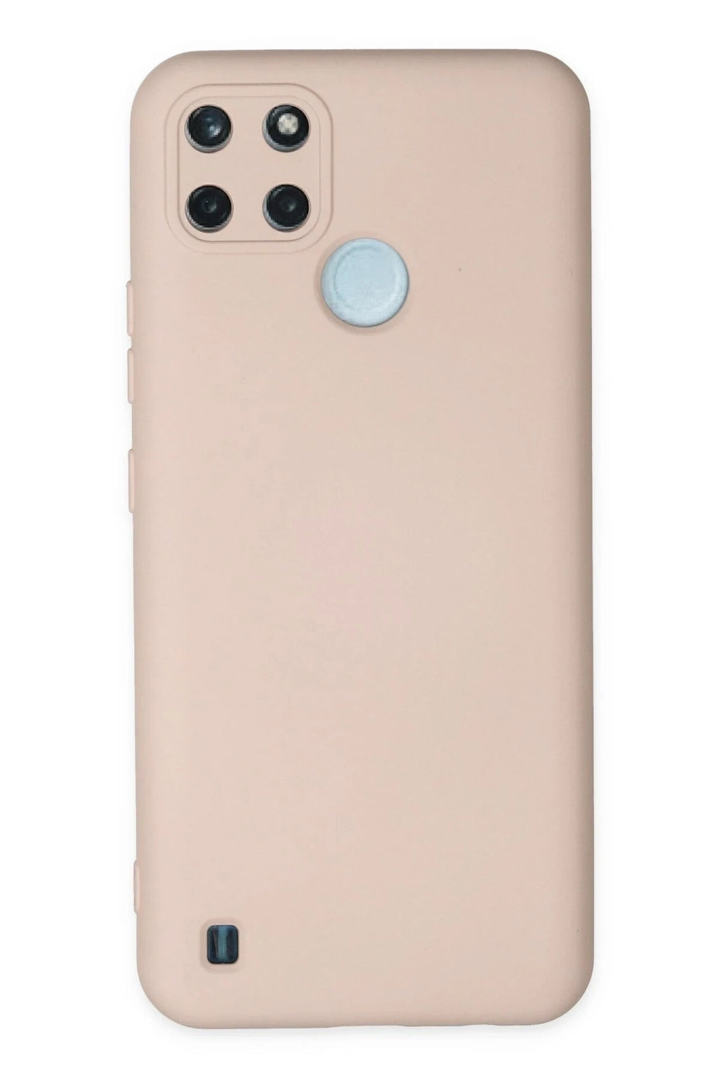Mey İthalat® Realme C25Y Kılıf Nano içi Kadife Silikon - Pudra