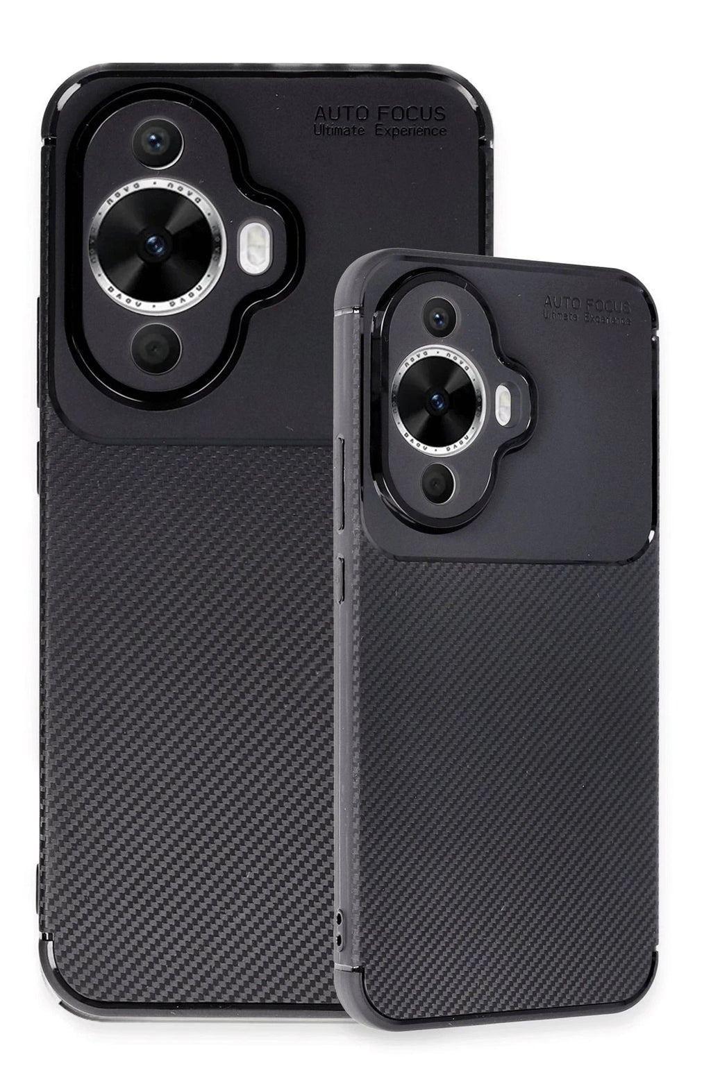 Mey İthalat® Huawei Nova 12S Kılıf Auto Focus Karbon Kapak - Siyah