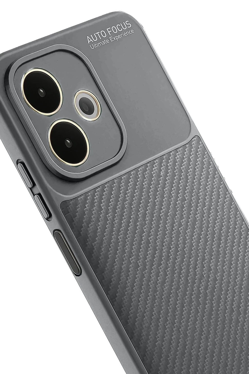 Mey İthalat® A5 Pro 4G Kılıf Auto Focus Karbon Kapak - Gri
