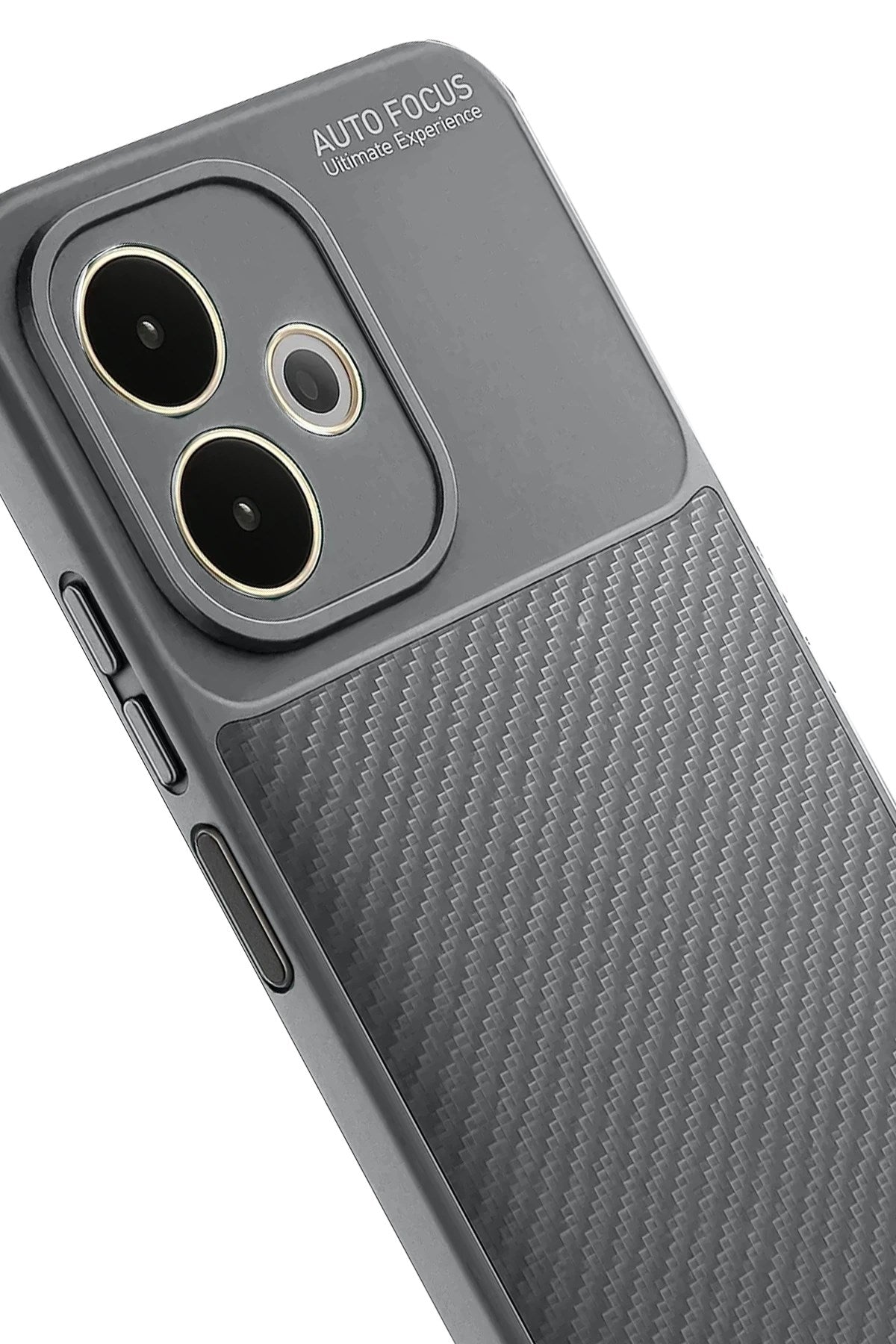 Mey İthalat® A5 Pro 4G Kılıf Auto Focus Karbon Kapak - Gri