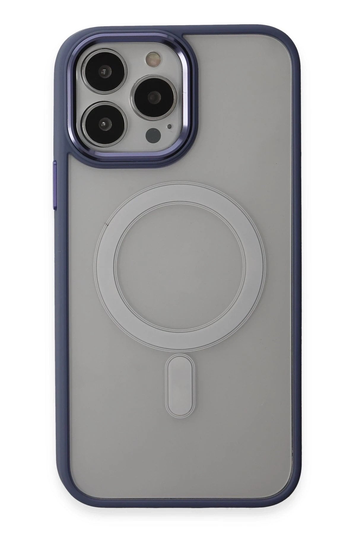 Mey İthalat® iPhone 15 Pro Max Kılıf Room Magneticsafe Silikon - Sierra Blue
