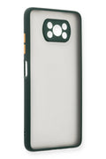 Mey İthalat® Pocophone X3 Kılıf Montreal Silikon Kapak - Yeşil