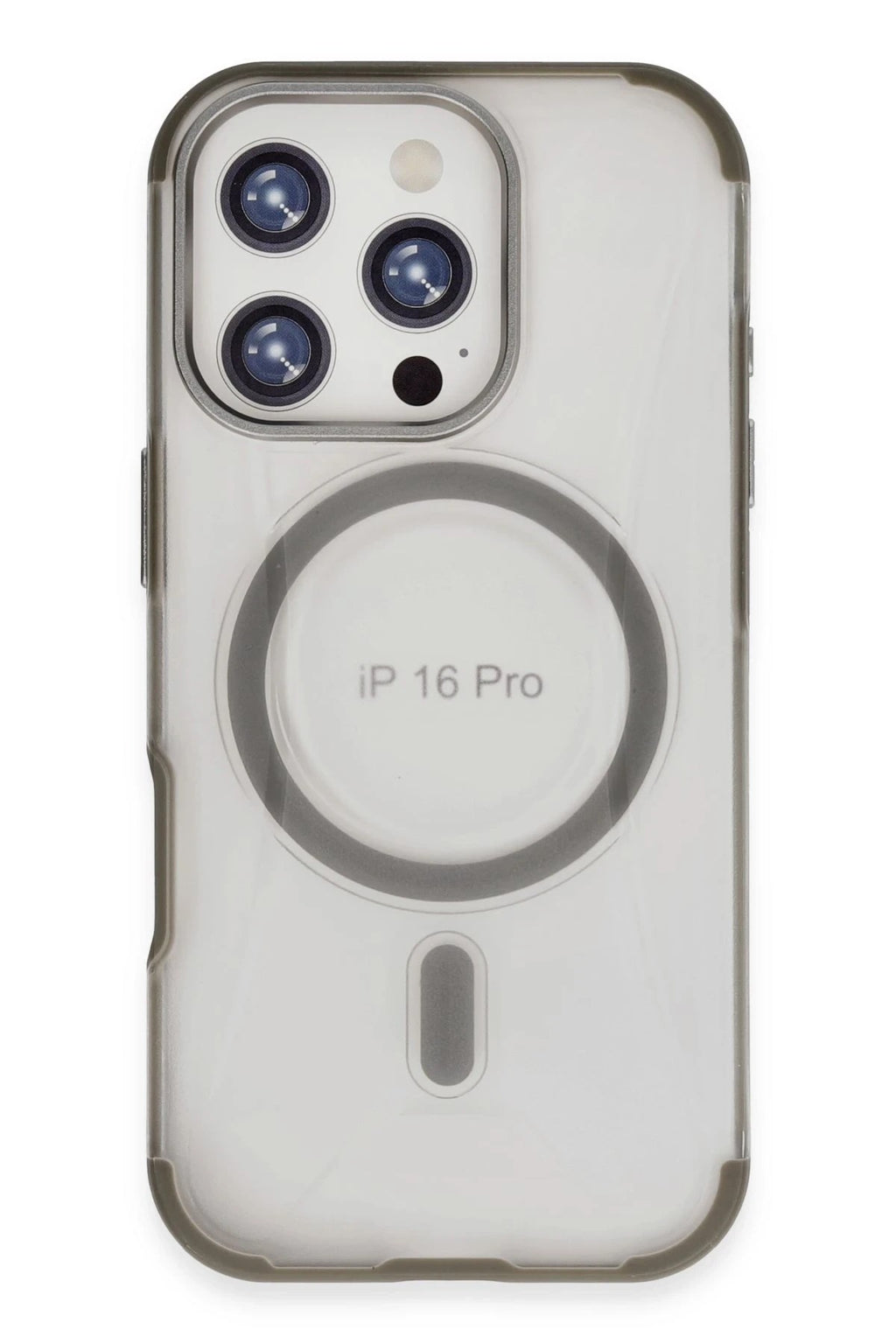 Mey İthalat® iPhone 16 Pro Max Hilton Magsafe Kapak - Titan Gri